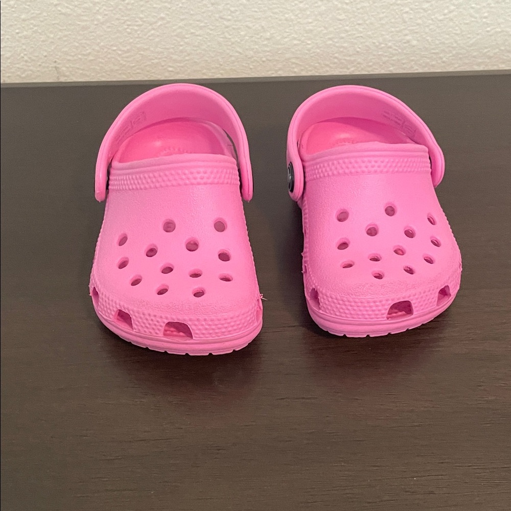 Pink Infant Crocs